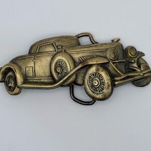 Vintage Brass 1930’s Car Belt Buckle